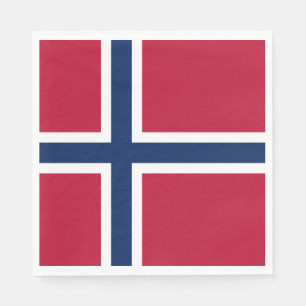 Guardanapo De Papel Bandeira da Noruega