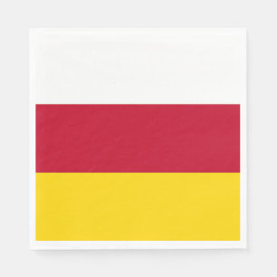 Guardanapo De Papel Bandeira da Ossétia do Norte