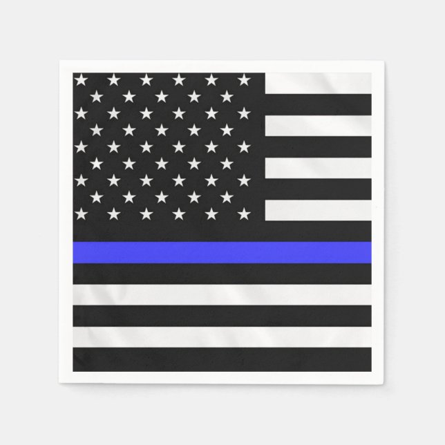 Guardanapo De Papel Bandeira da Polícia (Frente)