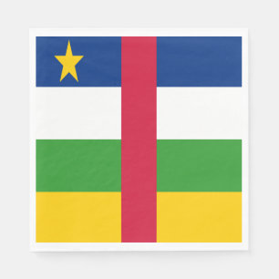 Guardanapo De Papel Bandeira da República Centro-Africana