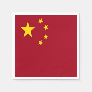 Guardanapo De Papel Bandeira da República das Pessoasda China