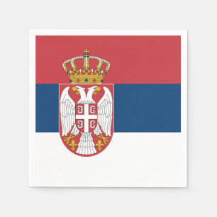 Guardanapo De Papel Bandeira da Sérvia