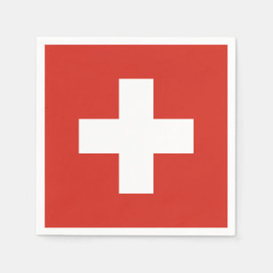 Guardanapo De Papel Bandeira da Suiça