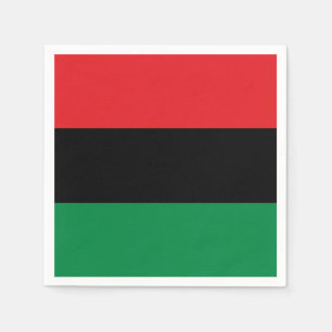 Guardanapo De Papel Bandeira da UNIA Pan-Africana