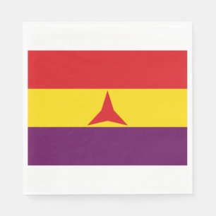 Guardanapo De Papel Bandeira das Brigadas Internacionais (Guerra Civil