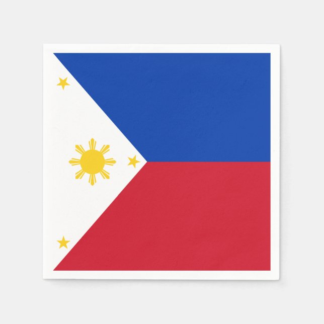 Guardanapo De Papel Bandeira das Filipinas (Frente)