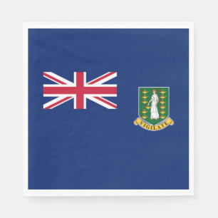 Guardanapo De Papel Bandeira das Ilhas Virgens Britânicas