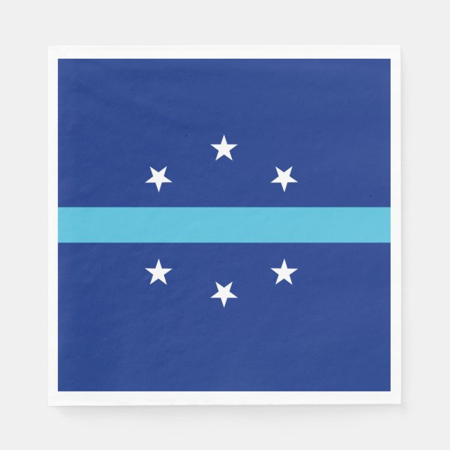 Guardanapo De Papel Bandeira de Anaheim (Califórnia, EUA) (Frente)