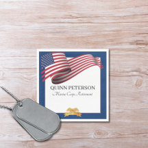 Bandeira de Aposentadoria Militar Crista Dourada E