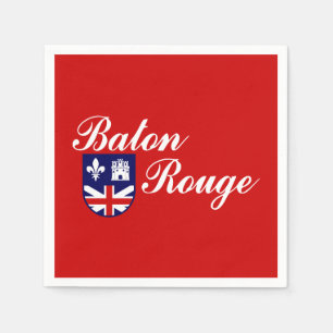 Guardanapo De Papel Bandeira de Baton Rouge, Louisiana Napkins