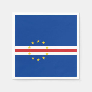 Guardanapo De Papel Bandeira de Cabo Verde (Cabo Verde)