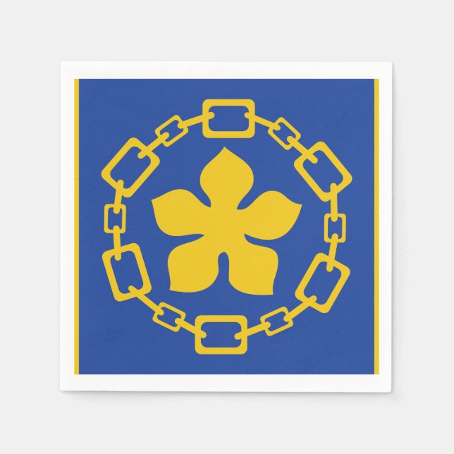 Guardanapo De Papel Bandeira de Hamilton, Ontário (Frente)