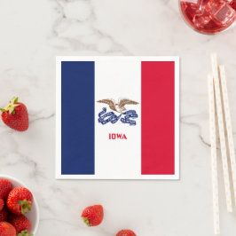 Guardanapo De Papel Bandeira de Iowa