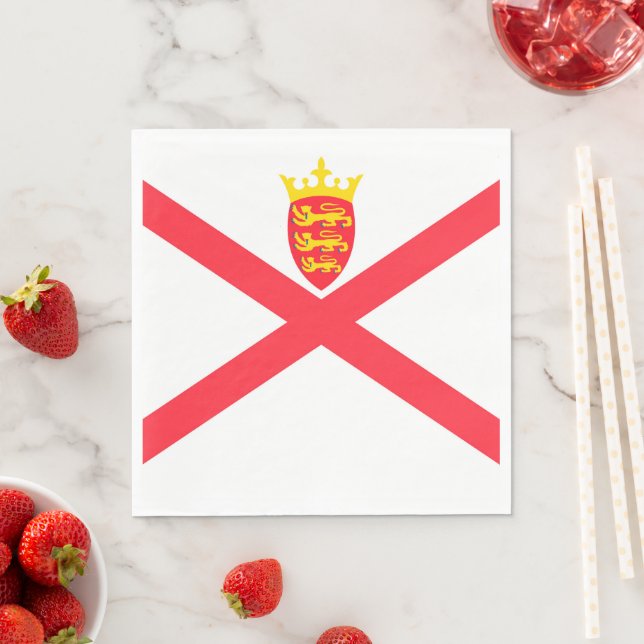 Guardanapo De Papel Bandeira de Jersey (Insitu)