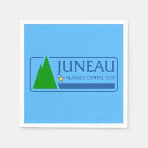 Guardanapo De Papel Bandeira de Juneau, Alasca Napkins