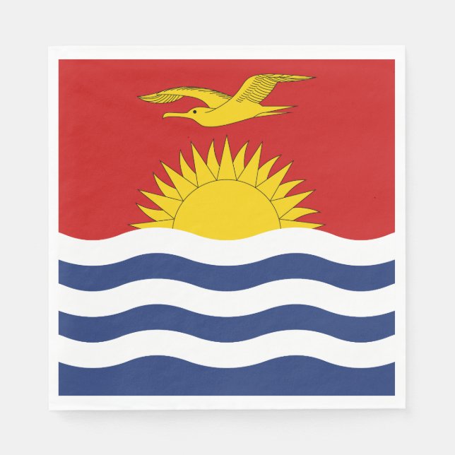 Guardanapo De Papel Bandeira de Kiribati (Frente)