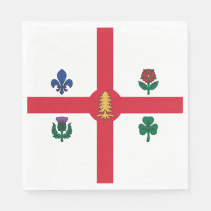 Guardanapo De Papel Bandeira de Montreal (Quebec, Canadá)
