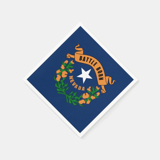 Guardanapo De Papel Bandeira de Nevada (Canto)