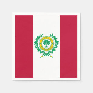Guardanapo De Papel Bandeira de Raleigh, North Carolina Paper Napkins
