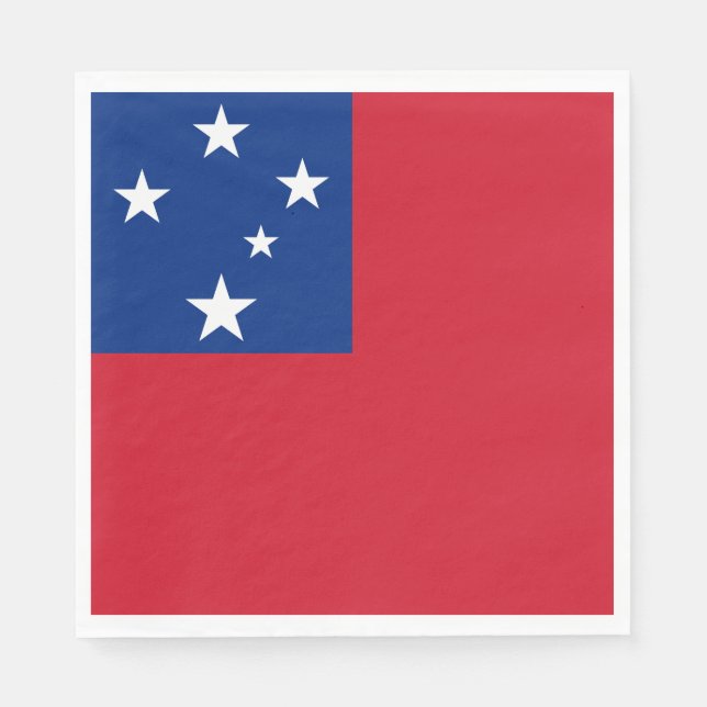 Guardanapo De Papel Bandeira de Samoa (Frente)