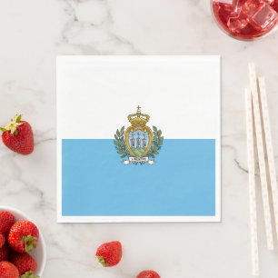 Guardanapo De Papel Bandeira de São Marino