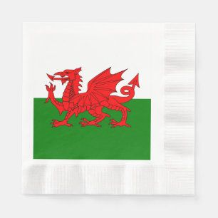Guardanapo De Papel Bandeira de Wales