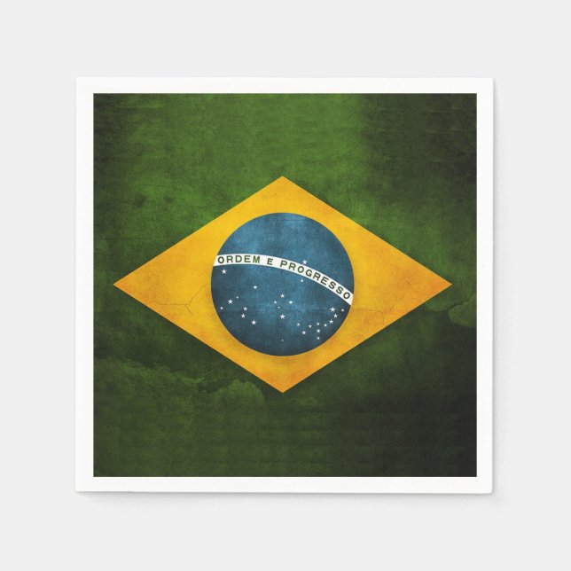 Guardanapo De Papel Bandeira do Brasil (Frente)