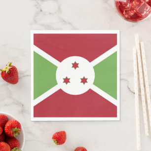 Guardanapo De Papel Bandeira do Burundi