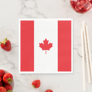 Guardanapo De Papel Bandeira do Canadá