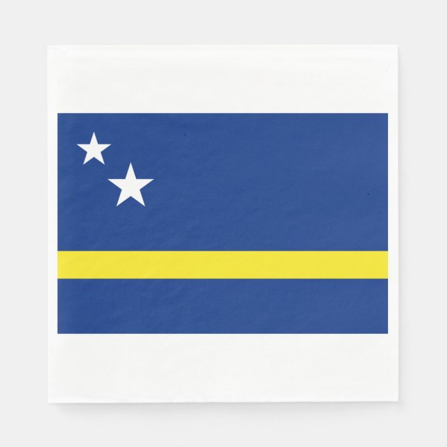 Guardanapo De Papel Bandeira do Curaçau (Frente)