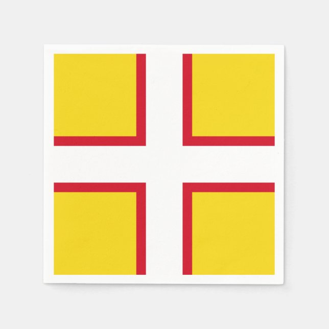 Guardanapo De Papel Bandeira do Dorset Paper Napkins (Frente)