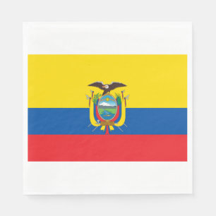 Guardanapo De Papel Bandeira do Equador