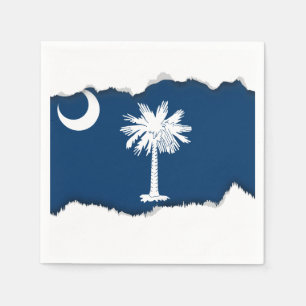 Guardanapo De Papel Bandeira do estado de South Carolina
