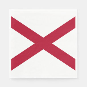 Guardanapo De Papel Bandeira do estado do Alabama