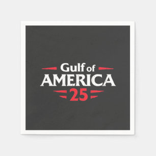 Guardanapo De Papel Bandeira do Golfo da América Patriótica Americana 