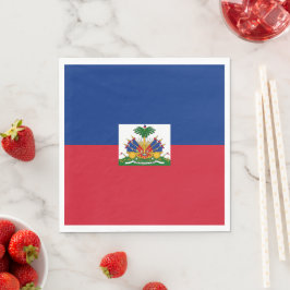 Guardanapo De Papel Bandeira do Haiti