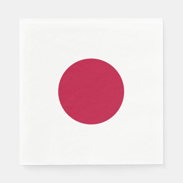 Guardanapo De Papel Bandeira do Japão (Frente)