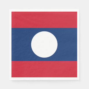 Guardanapo De Papel Bandeira do Laos
