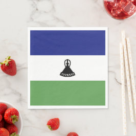 Guardanapo De Papel Bandeira do Lesoto