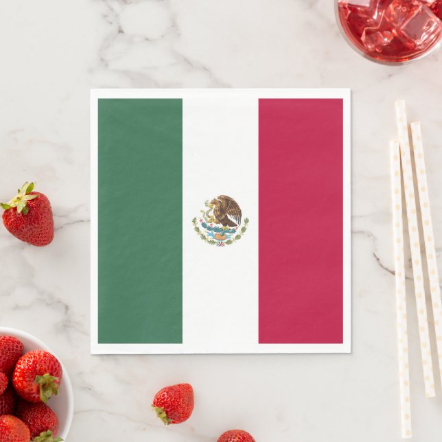 Guardanapo De Papel Bandeira do México (Insitu)