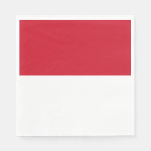 Guardanapo De Papel Bandeira do Mônaco