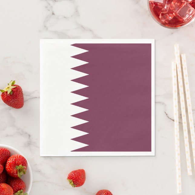Guardanapo De Papel bandeira do Qatar (Insitu)