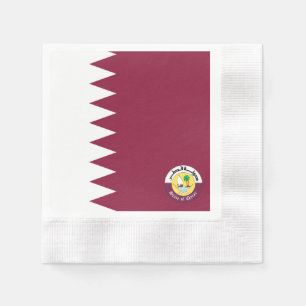 Guardanapo De Papel Bandeira do Qatar - Emblem