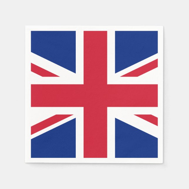 Guardanapo De Papel Bandeira do Reino Unido (Frente)