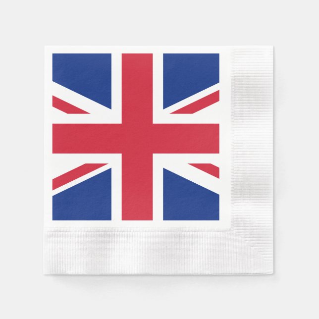 Guardanapo De Papel Bandeira do Reino Unido (Frente)