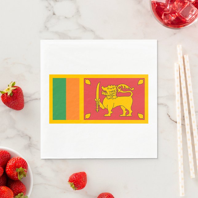 Guardanapo De Papel Bandeira do Sri Lanka (Criador carregado)