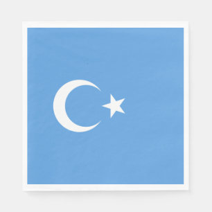 Guardanapo De Papel Bandeira do Uigur do Turquestão Oriental (Uyghuri
