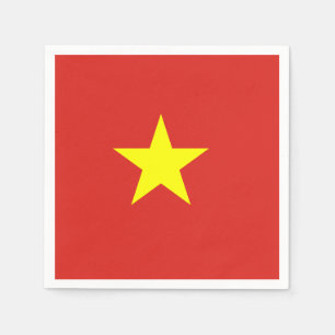 Guardanapo De Papel bandeira do Vietname