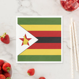 Guardanapo De Papel Bandeira do Zimbabué