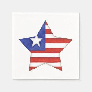 Guardanapo De Papel Bandeira dos Estados Unidos